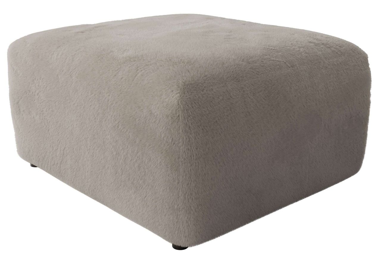 Narożnik MODARO U 6M - strona prawa - jasnoszary, plusz