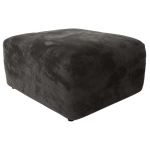 Narożnik MODARO U 6M - strona prawa - ciemnoszary, plusz