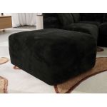 Narożnik MODARO U 6M - strona prawa - czarny, plusz