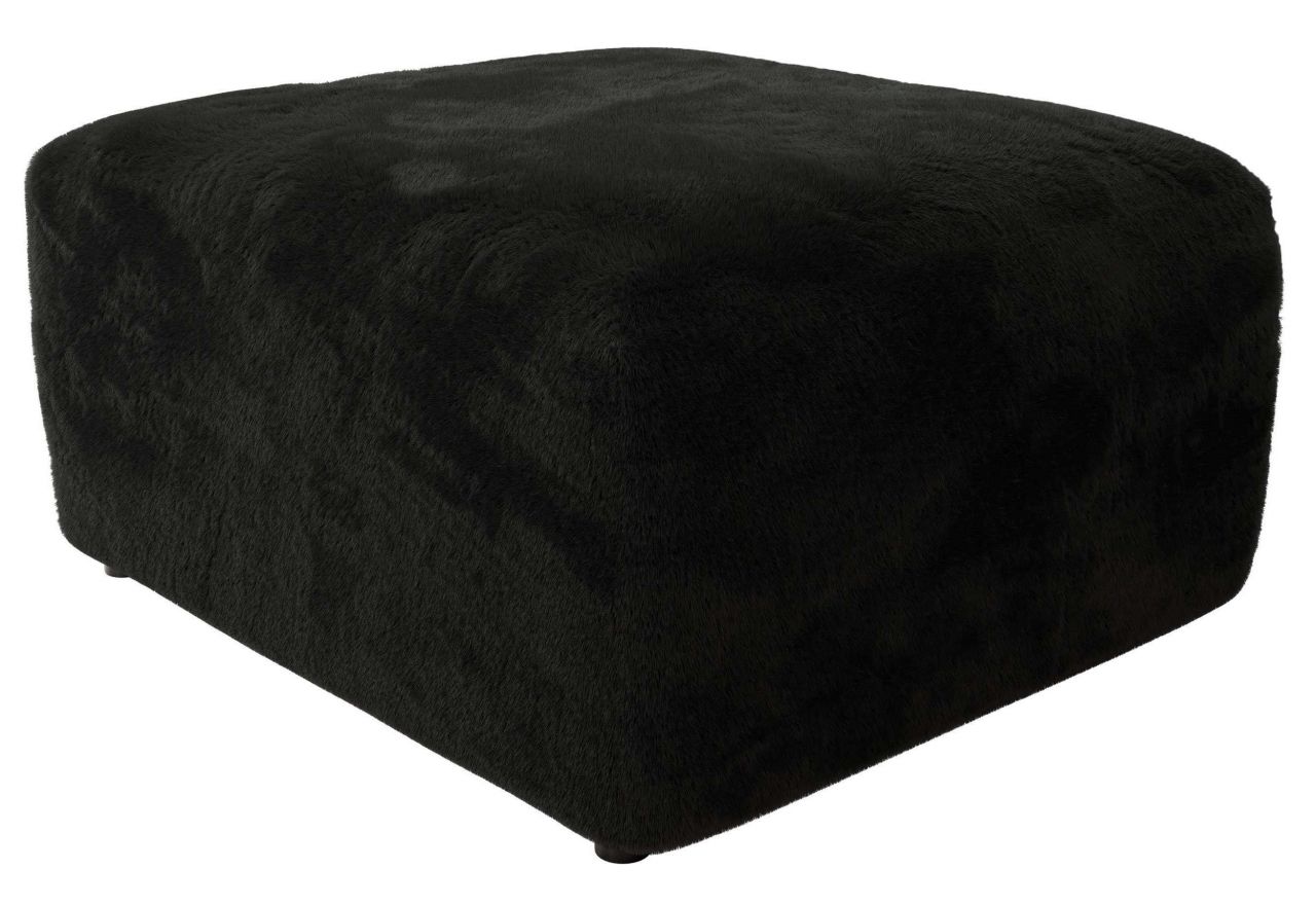 Narożnik MODARO U 6M - strona prawa - czarny, plusz