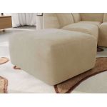 Narożnik MODARO U 6M - strona prawa - kremowy, plusz