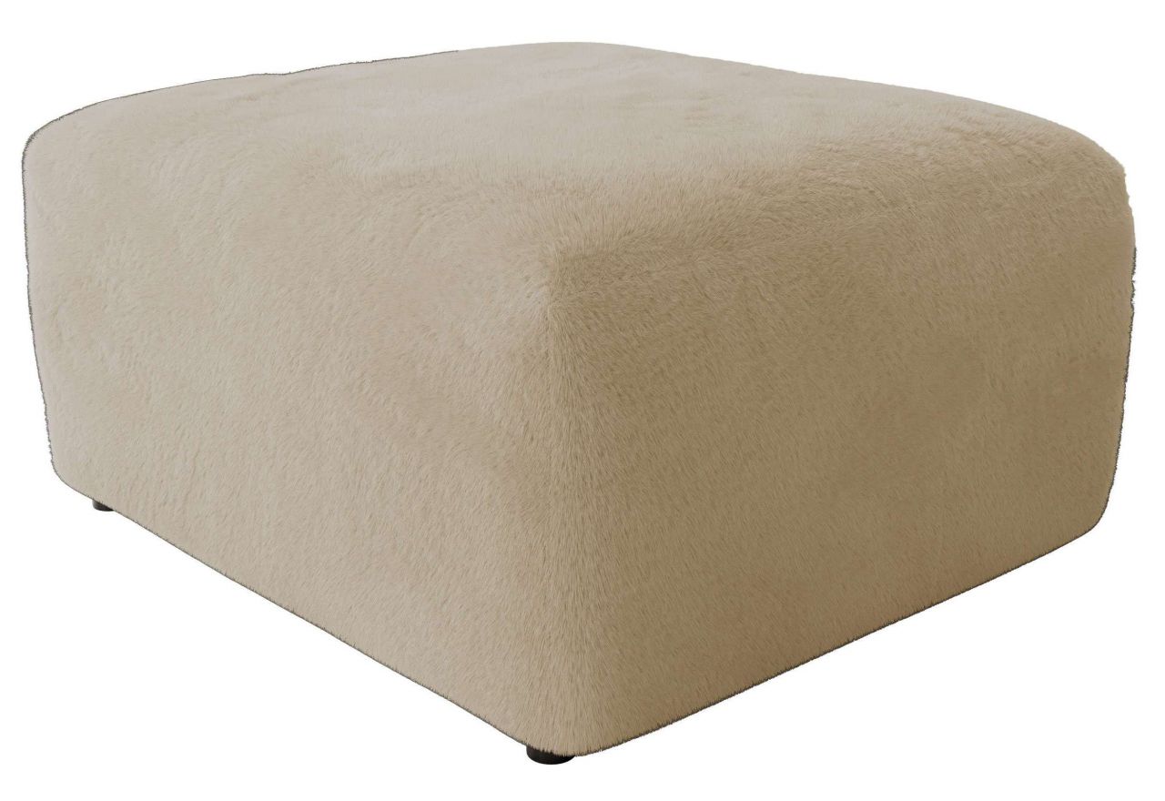 Narożnik MODARO U 6M - strona prawa - kremowy, plusz