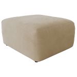 Narożnik MODARO U 6M - strona prawa - kremowy, plusz