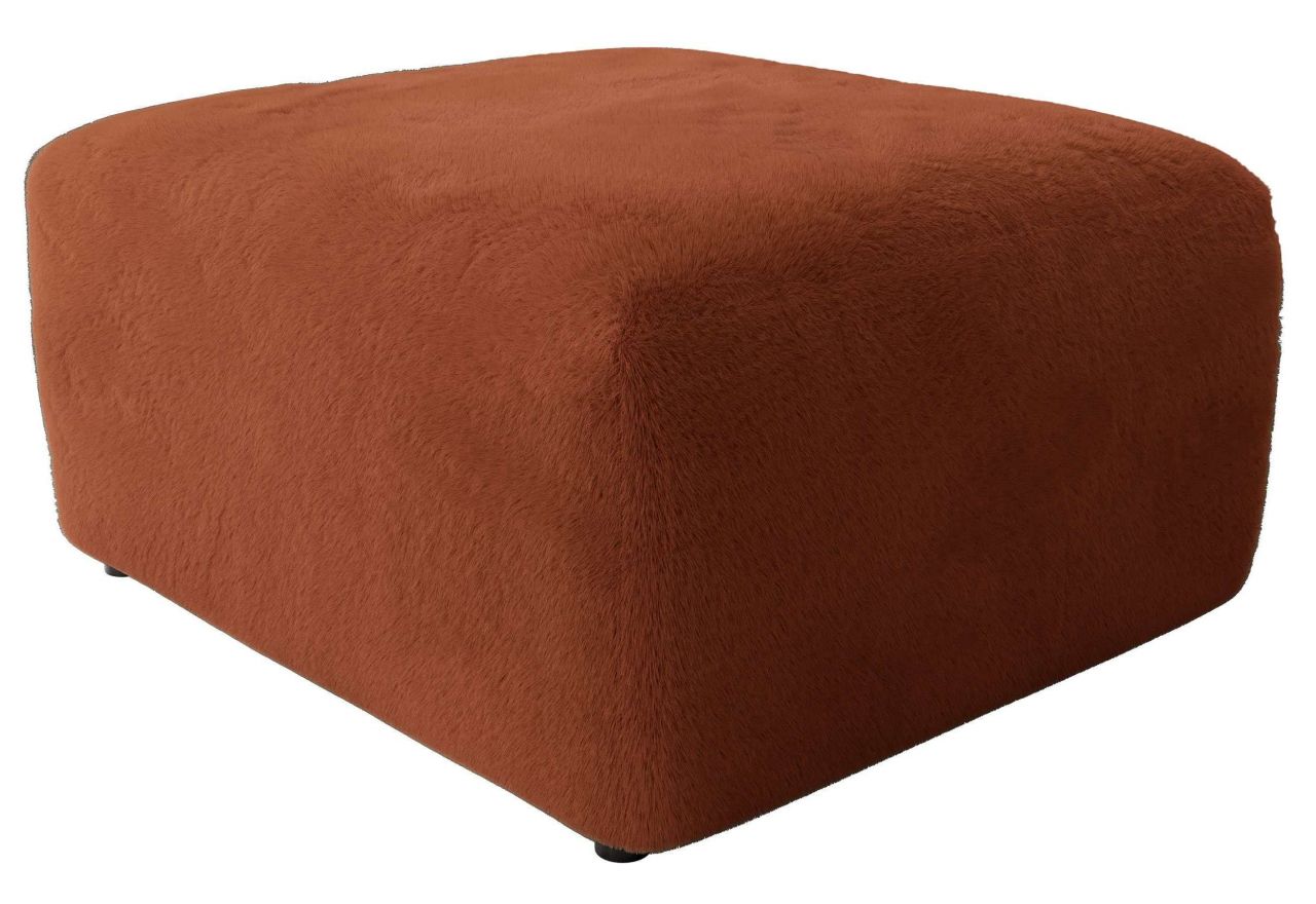 Narożnik MODARO U 6M - strona prawa - pomarańczowy, plusz