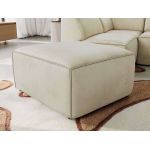 Narożnik MODARO U 6M - strona prawa - beżowy, welwet