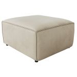 Narożnik MODARO U 6M - strona prawa - beżowy, welwet