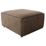 Narożnik MODARO U 6M - strona prawa - brązowy, welwet