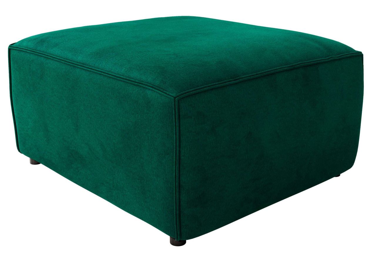 Narożnik MODARO U 6M - strona prawa - ciemnozielony, welwet