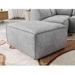 Narożnik MODARO U 6M - strona prawa - jasnoszary, welwet