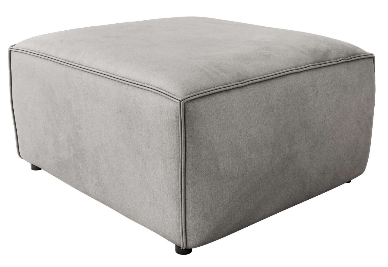 Narożnik MODARO U 6M - strona prawa - jasnoszary, welwet