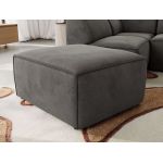 Narożnik MODARO U 6M - strona prawa - ciemnoszary, welwet