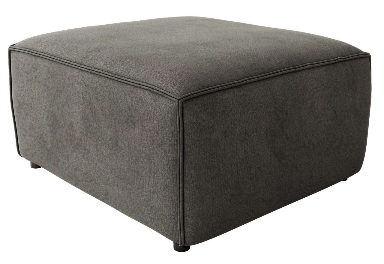 Narożnik MODARO U 6M - strona prawa - ciemnoszary, welwet