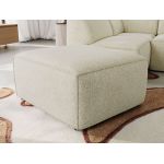 Narożnik MODARO U 6M - strona prawa - kremowy, struktura