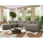 Narożnik MODARO U 6M - strona prawa - szary, struktura