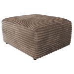 Narożnik MODARO U 6M - strona prawa - brązowy, sztruks