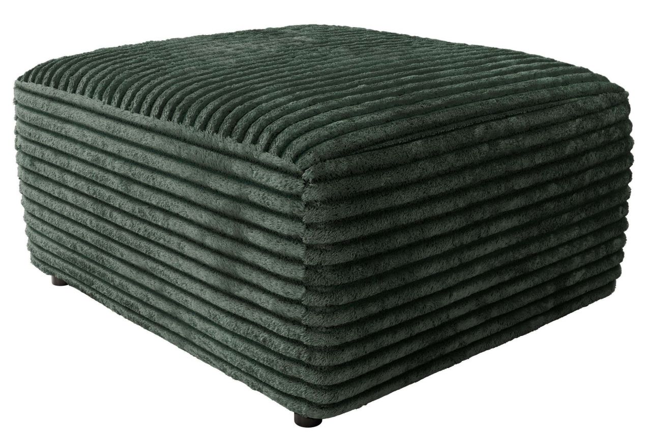 Narożnik MODARO U 6M - strona prawa - ciemnozielony, sztruks