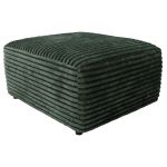 Narożnik MODARO U 6M - strona prawa - ciemnozielony, sztruks