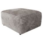 Narożnik MODARO U 6M - strona prawa - jasnoszary, sztruks