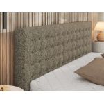 Łóżko tapicerowane PAVO CLASSIC 180x200 - szary, struktura