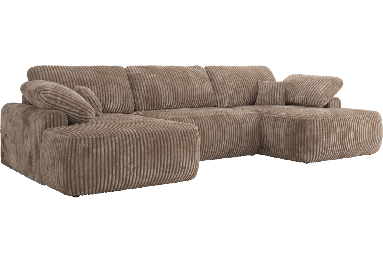 Narożnik CUBO U - Tilia 17 - brązowy - OUTLETU