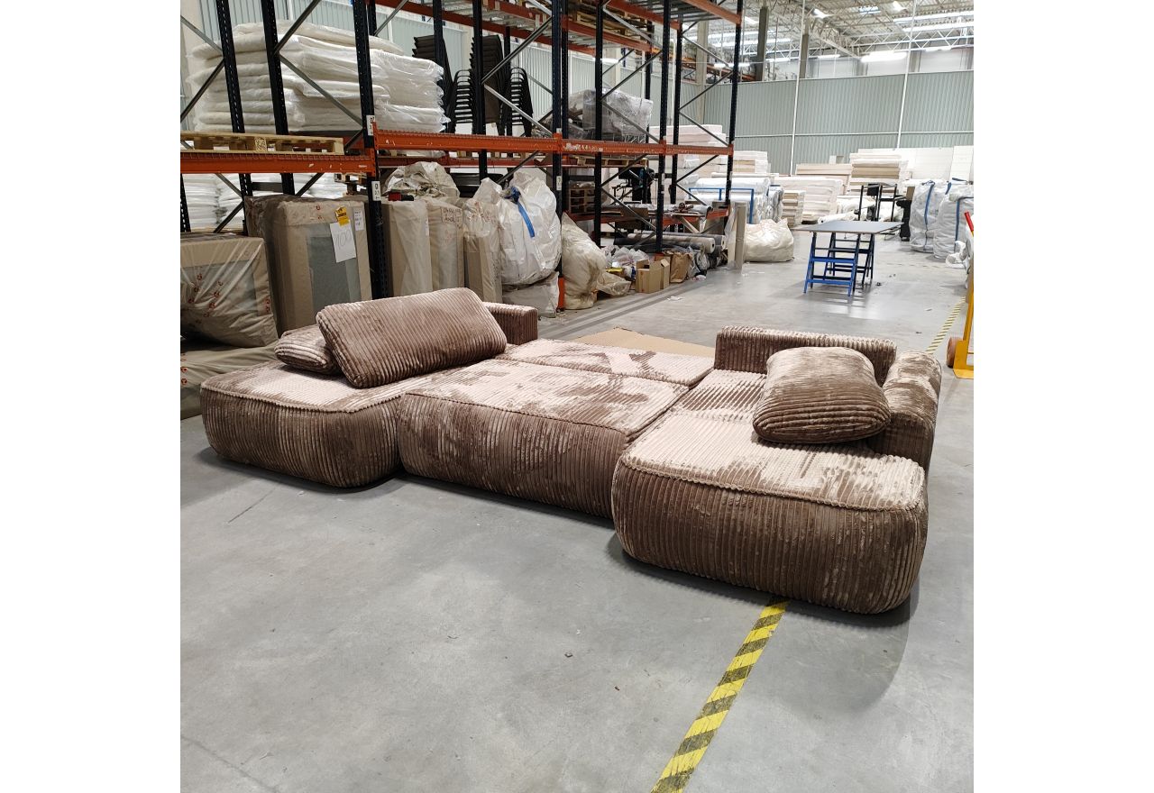 Narożnik CUBO U - Tilia 17 - brązowy - OUTLETU