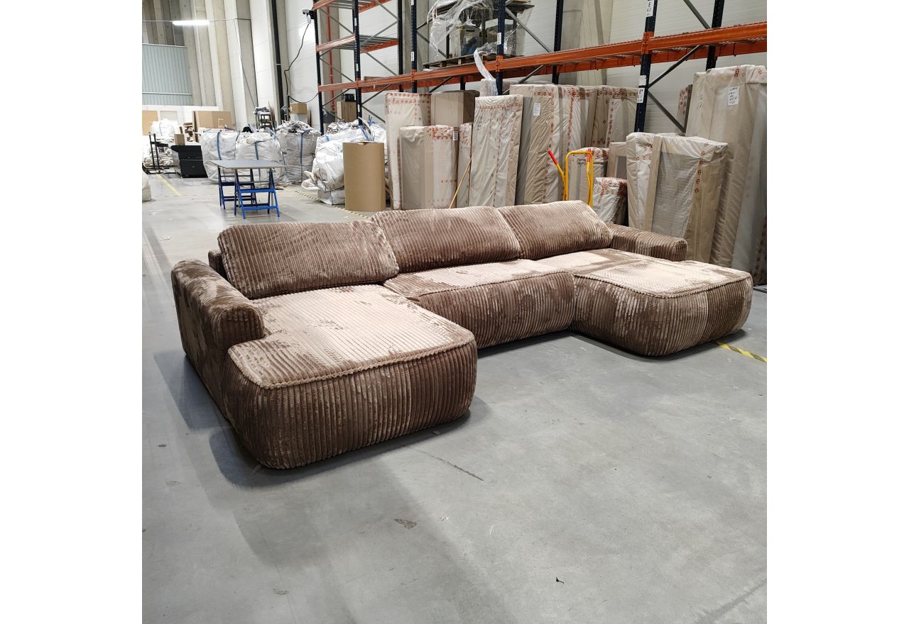 Narożnik CUBO U - Tilia 17 - brązowy - OUTLETU