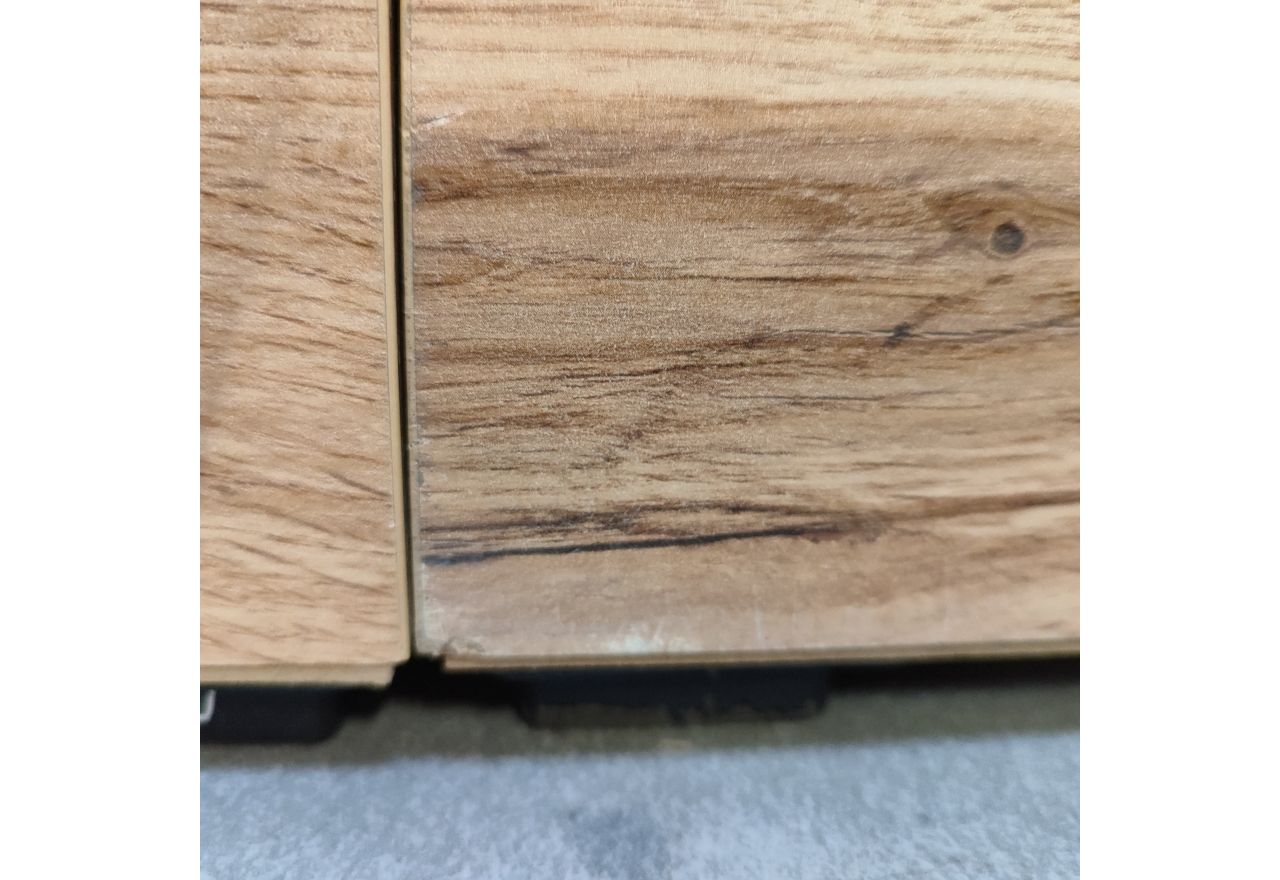 Łóżko kontynentalne WOOD CLASSIC KING 200x200 - Puente 16 - beżowy - OUTLETU