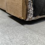 Łóżko kontynentalne WOOD CLASSIC KING 200x200 - Puente 16 - beżowy - OUTLETU