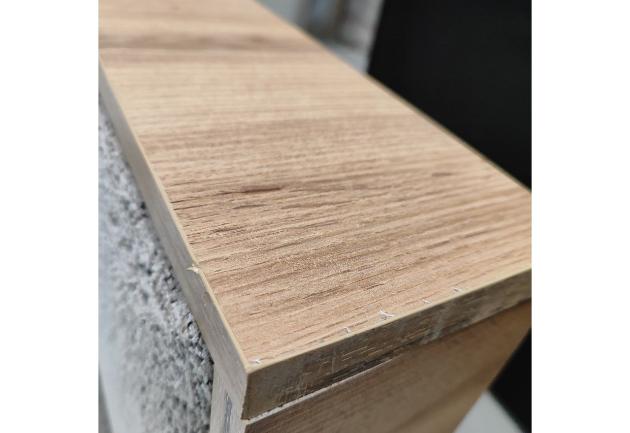 Łóżko kontynentalne WOOD CLASSIC KING 200x200 - Puente 16 - beżowy - OUTLETU