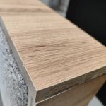 Łóżko kontynentalne WOOD CLASSIC KING 200x200 - Puente 16 - beżowy - OUTLETU