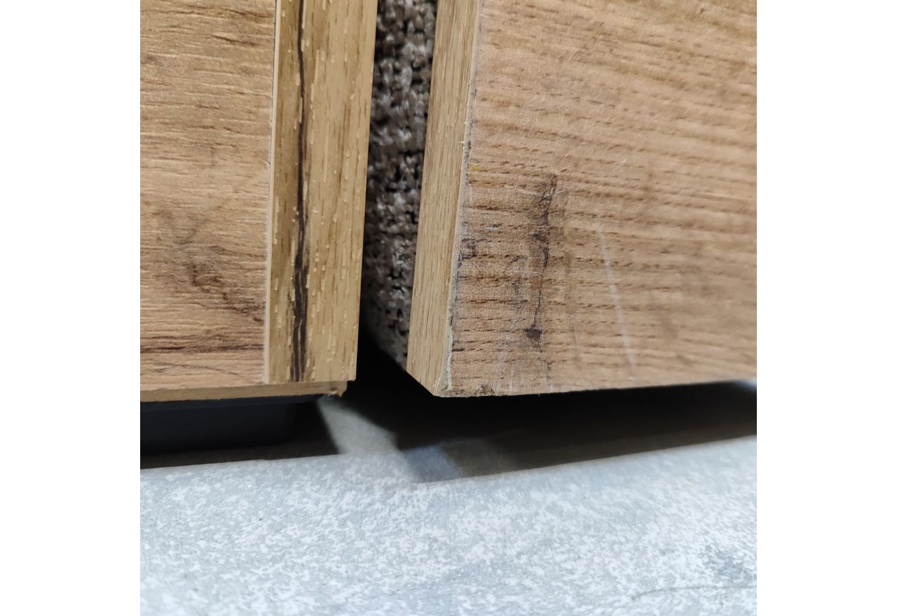 Łóżko kontynentalne WOOD CLASSIC KING 200x200 - Puente 16 - beżowy - OUTLETU