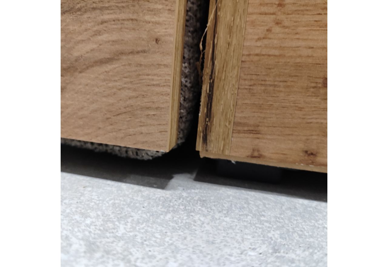 Łóżko kontynentalne WOOD CLASSIC KING 200x200 - Puente 16 - beżowy - OUTLETU