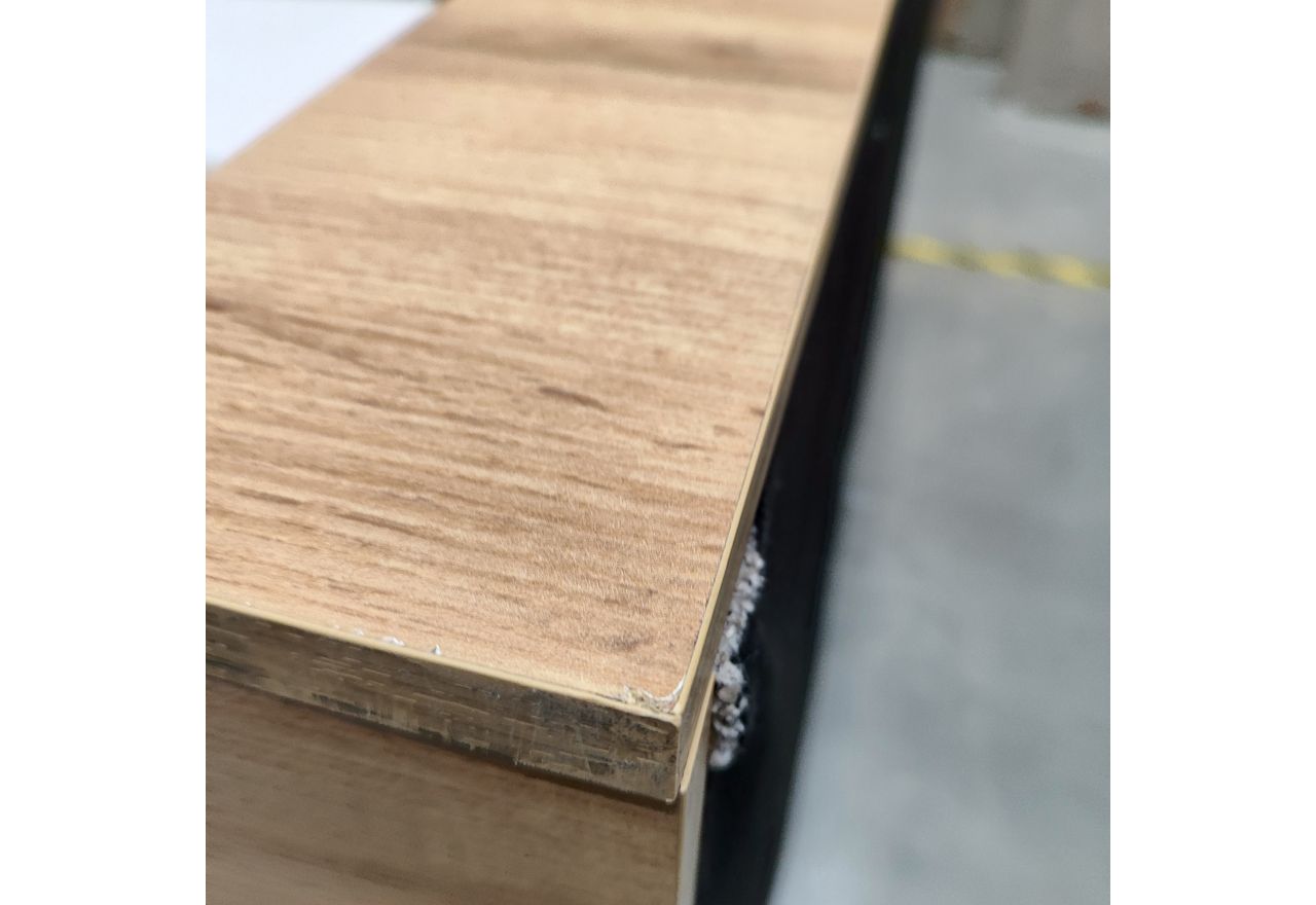 Łóżko kontynentalne WOOD CLASSIC KING 200x200 - Puente 16 - beżowy - OUTLETU