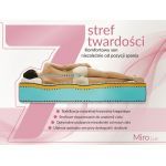 Łóżko tapicerowane GOLD 5 CLASSIC 200x200 - materac pocket - kremowy, struktura