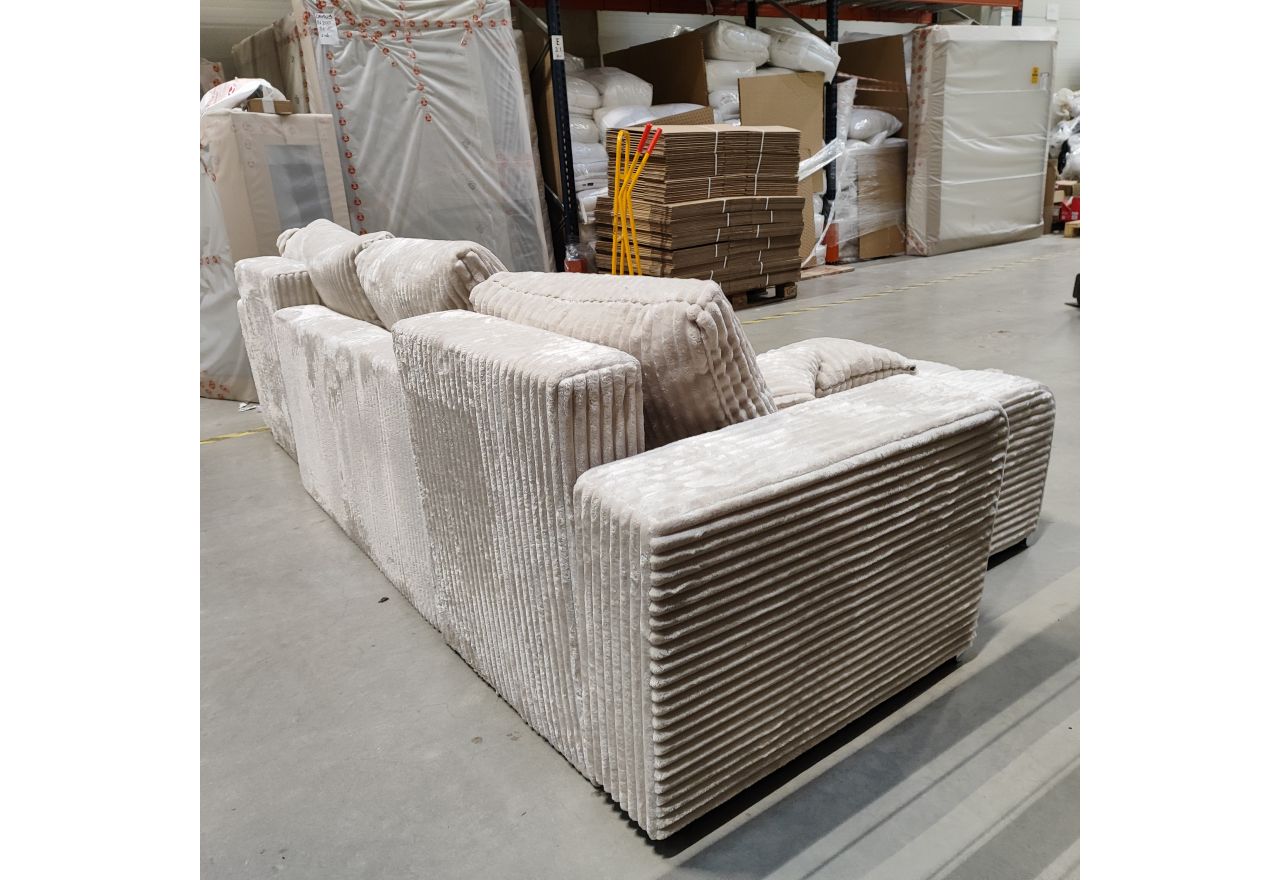 Narożnik KIRASSO U - Tilia 01 - beżowy - OUTLETU