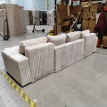 Narożnik KIRASSO U - Tilia 01 - beżowy - OUTLETU