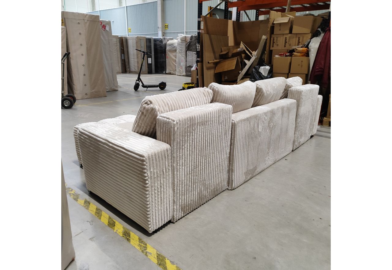 Narożnik KIRASSO U - Tilia 01 - beżowy - OUTLETU