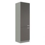Szafka, słupek kuchenny wysoki GREY 60 LO-210 2F