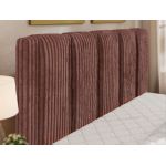 Łóżko tapicerowane SAVINO CLASSIC 200x200 - materac piankowy - różowy, sztruks