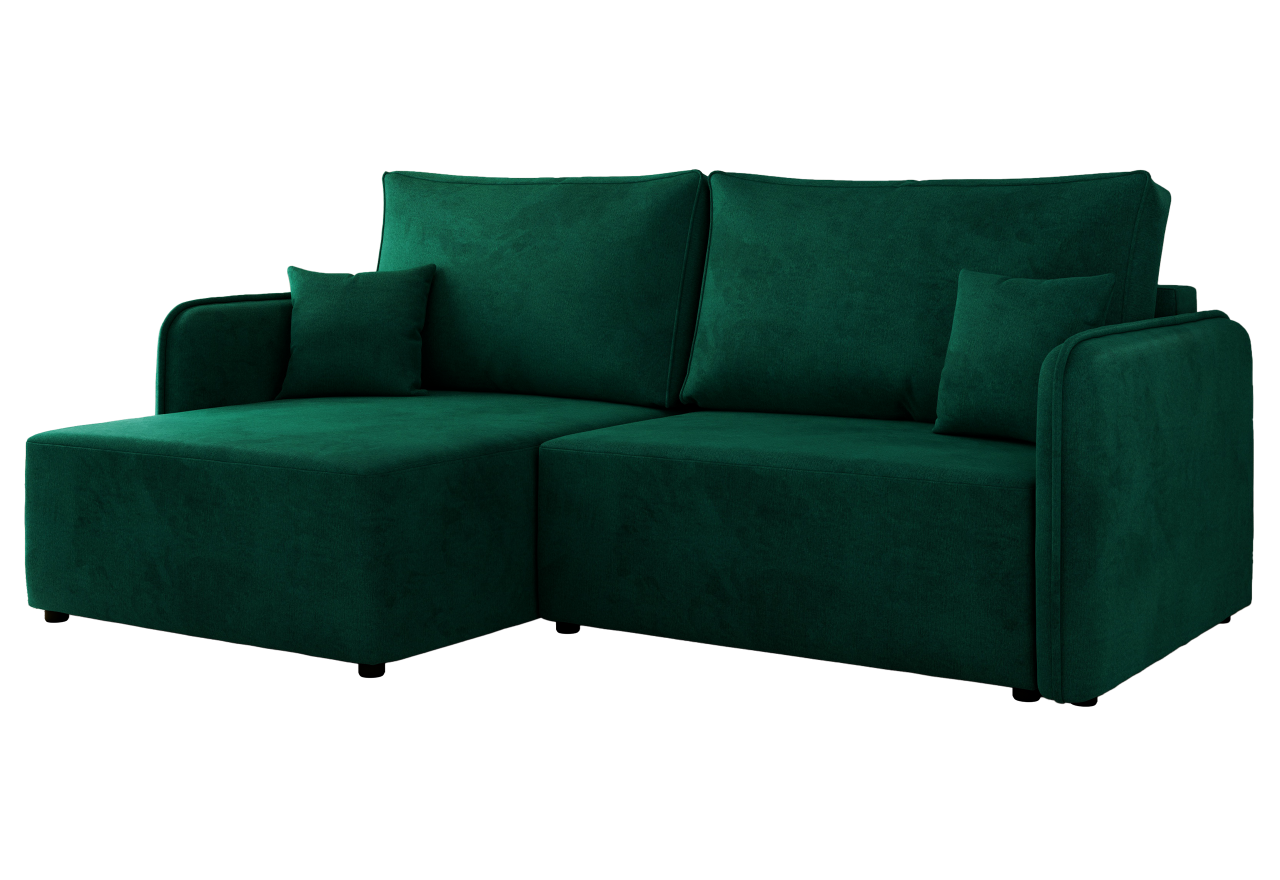 Narożnik MESTO L - Monolith 37 - zielony - OUTLETU