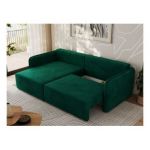 Narożnik MESTO L - Monolith 37 - zielony - OUTLETU