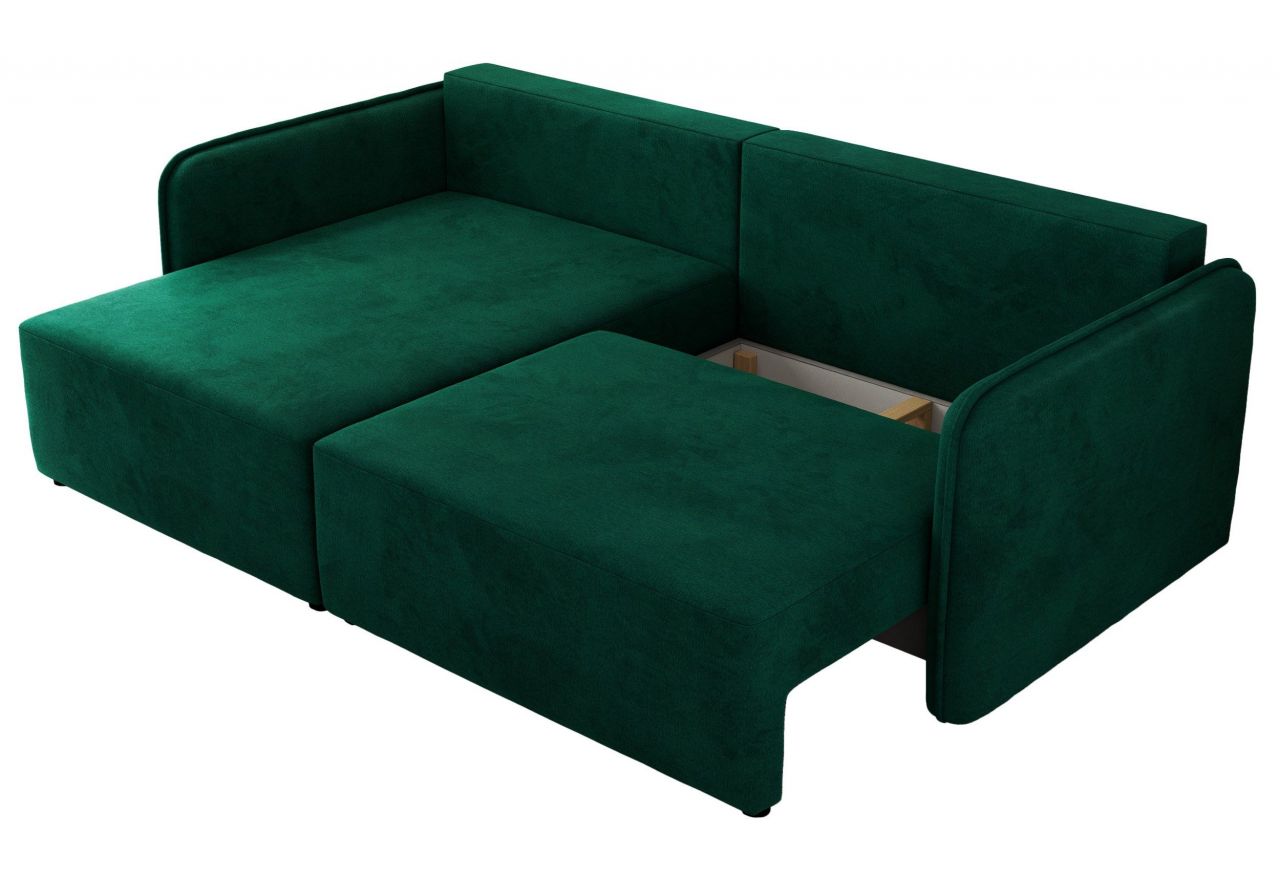 Narożnik MESTO L - Monolith 37 - zielony - OUTLETU