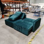 Narożnik MESTO L - Monolith 37 - zielony - OUTLETU