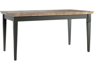 Rozkładany stół do jadalni i salonu w klasycznym stylu - ELVAS WM Dąb Lefkas / Zielony