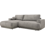 Narożnik RINA L - strona lewa - jasnoszary, welwet