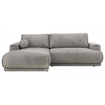 Narożnik RINA L - strona lewa - jasnoszary, welwet