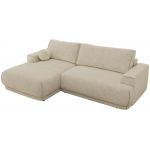 Narożnik RINA L - strona lewa - kremowy, struktura