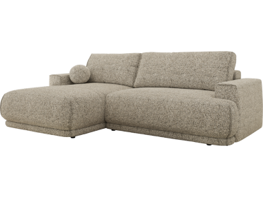 Narożnik RINA L - strona lewa - beżowy, struktura