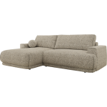 Narożnik RINA L - strona lewa - beżowy, struktura