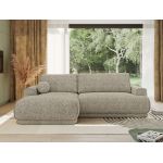 Narożnik RINA L - strona lewa - beżowy, struktura